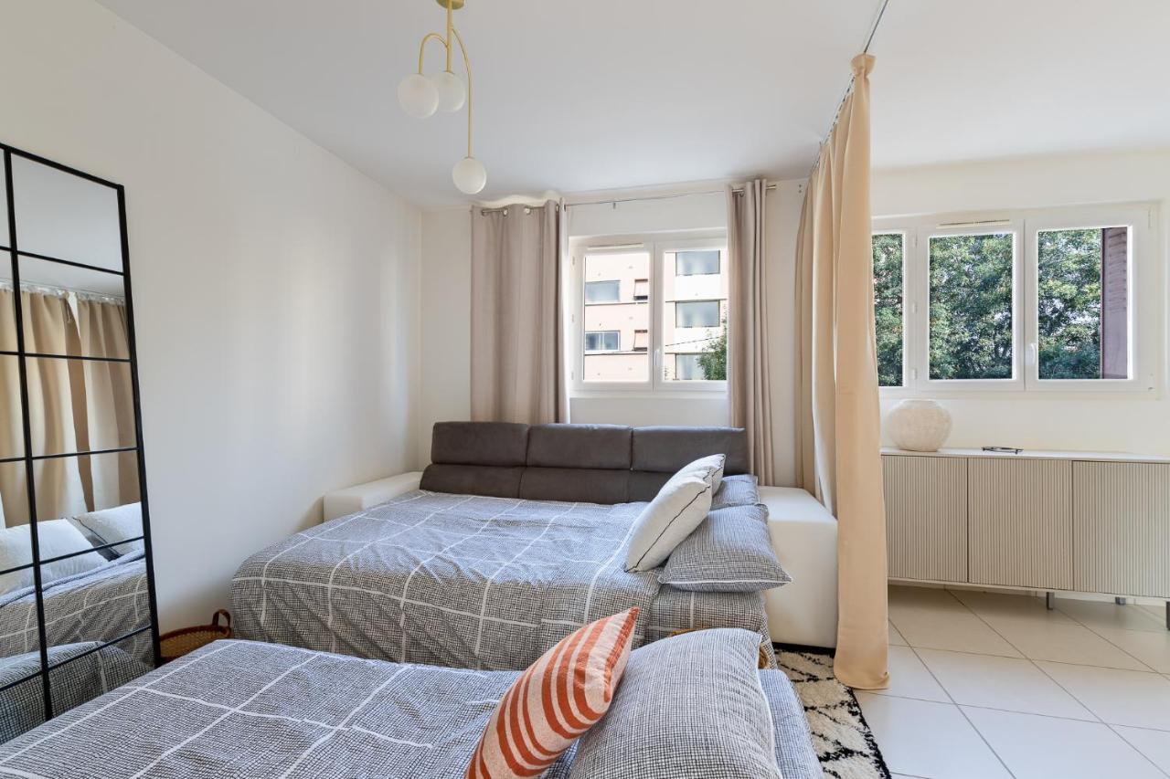 Appartement Spacieux 1 Chambre Parking Gratuit Valence  Exterior foto